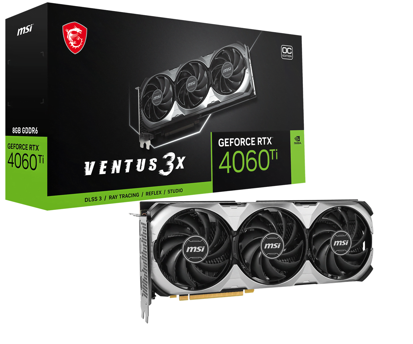 GeForce RTX 4060 Ti VENTUS 3X 8G OC