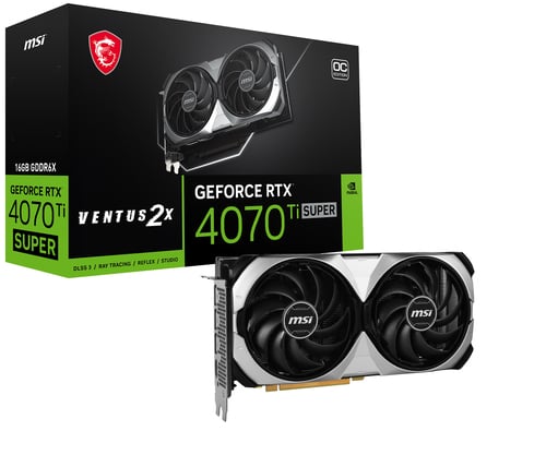 GeForce RTX 4070 Ti SUPER 16G VENTUS 2X OC