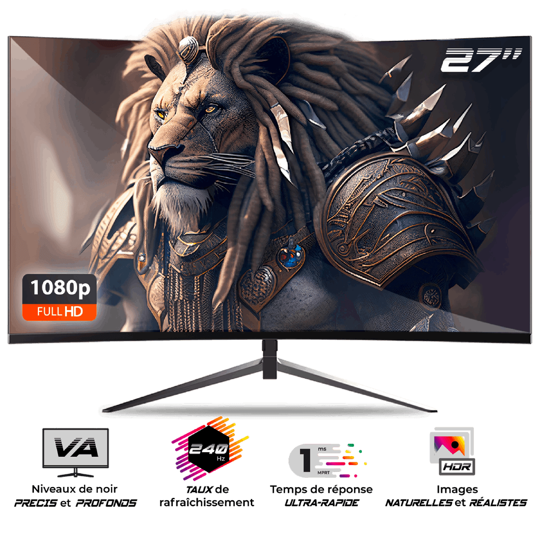 E27V240 - 27" CURVE FHD 240Hz HDR FreeSync