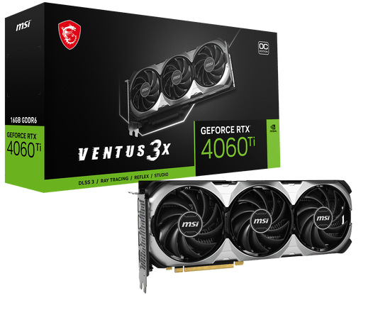 GeForce RTX 4060 Ti VENTUS 3X 16G OC