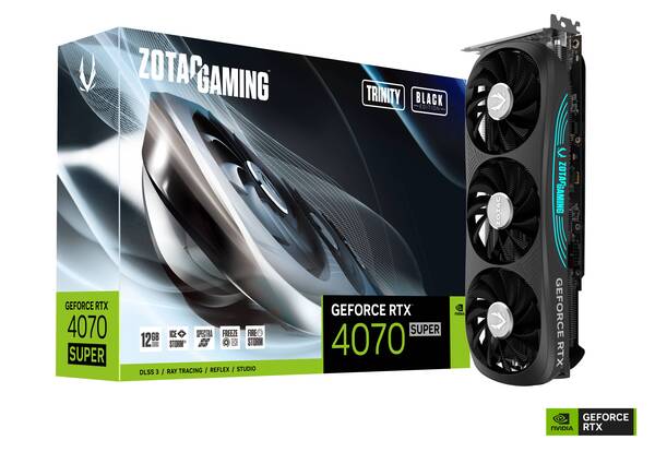 GeForce RTX 4070 SUPER TRINITY BLACK EDITION 12G