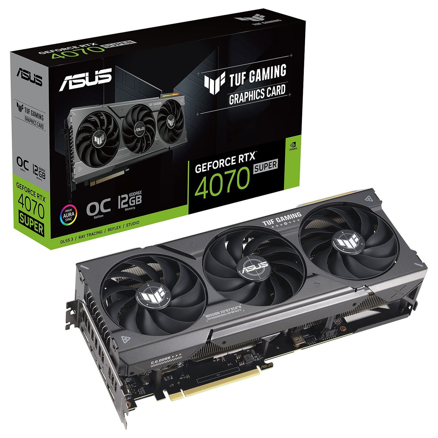 GeForce TUF RTX 4070 SUPER O12G GAMING