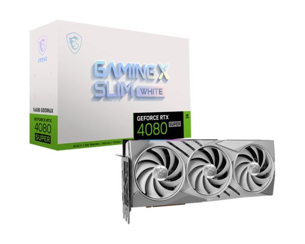 GeForce RTX 4080 SUPER 16G GAMING X SLIM WHITE