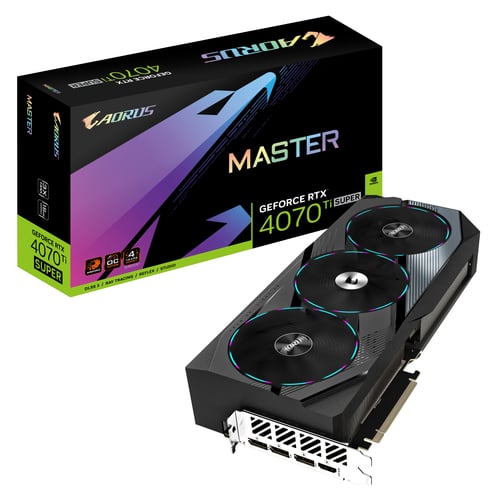 GeForce RTX 4070 Ti SUPER AORUS MASTER 16G